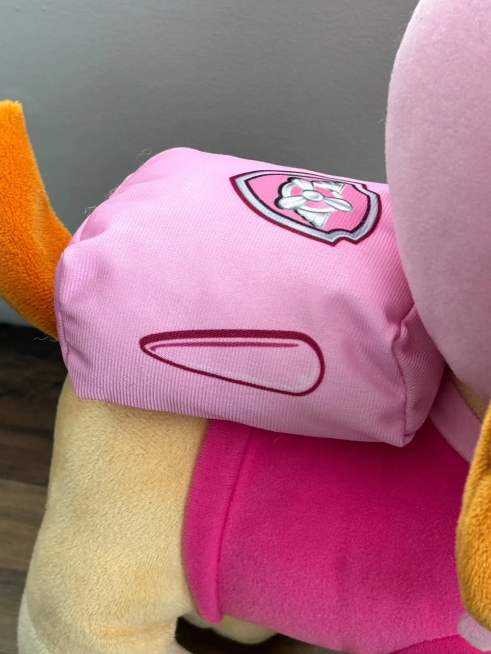 Nick Jr Paw Patrol LARGE Skye Plush Pink Girl Pillow Puppy Dog Stuffed Animal